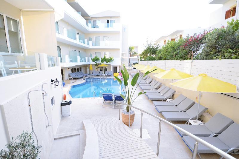 Dimitrios Beach Hotel Adults Friendly 14 Plus Rethymno  ภายนอก รูปภาพ