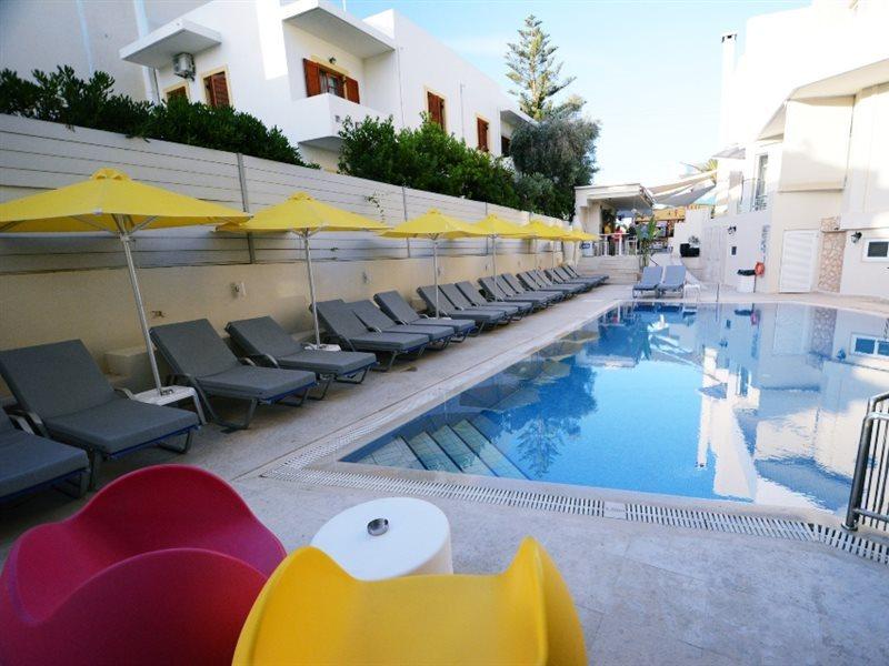 Dimitrios Beach Hotel Adults Friendly 14 Plus Rethymno  ภายนอก รูปภาพ
