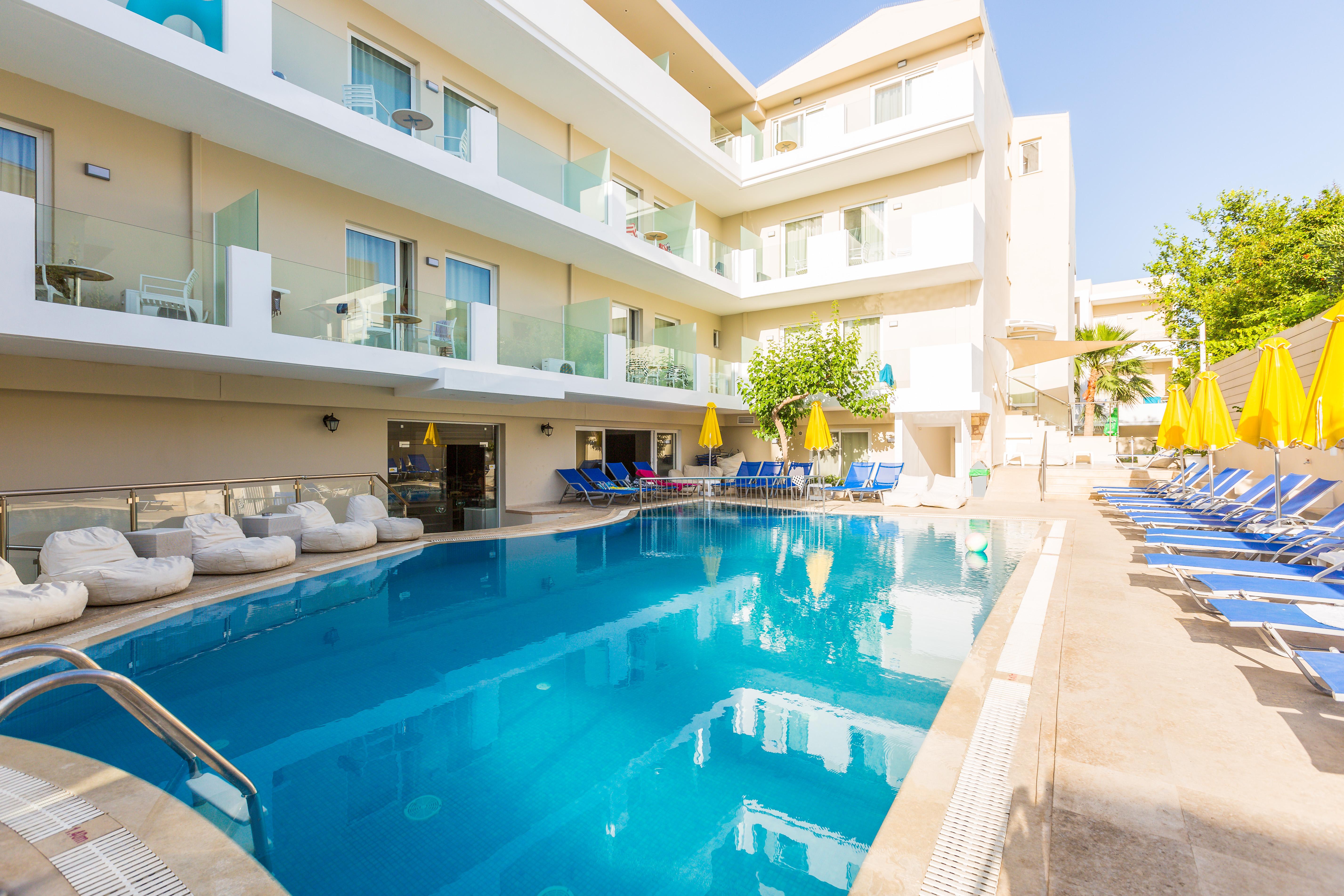 Dimitrios Beach Hotel Adults Friendly 14 Plus Rethymno  ภายนอก รูปภาพ