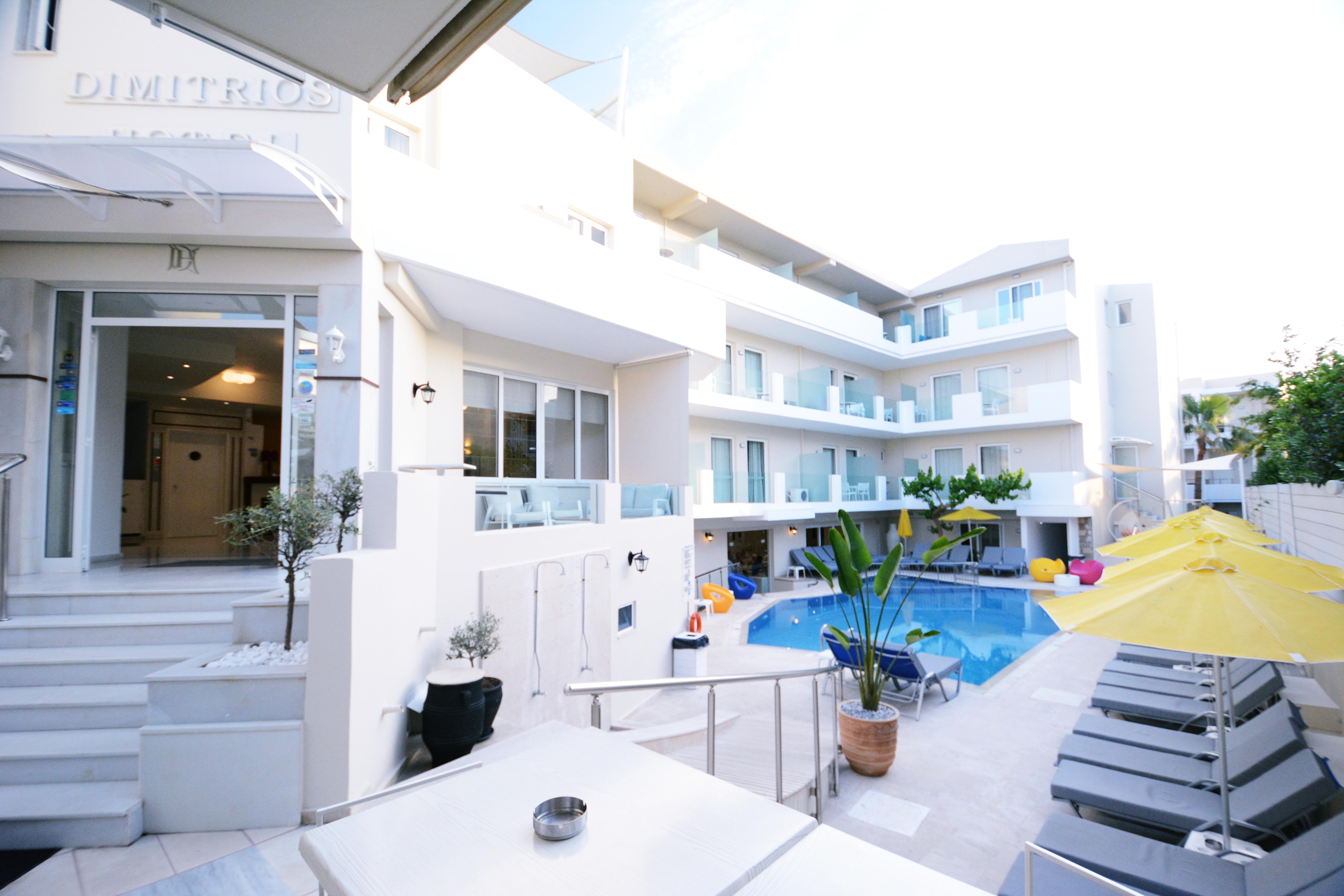 Dimitrios Beach Hotel Adults Friendly 14 Plus Rethymno  ภายนอก รูปภาพ