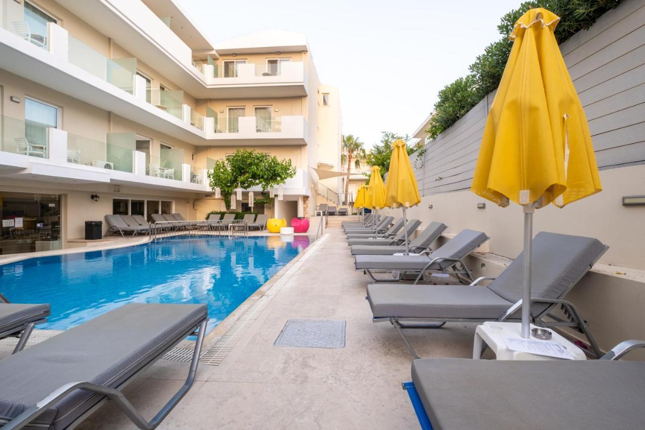 Dimitrios Beach Hotel Adults Friendly 14 Plus Rethymno  ภายนอก รูปภาพ