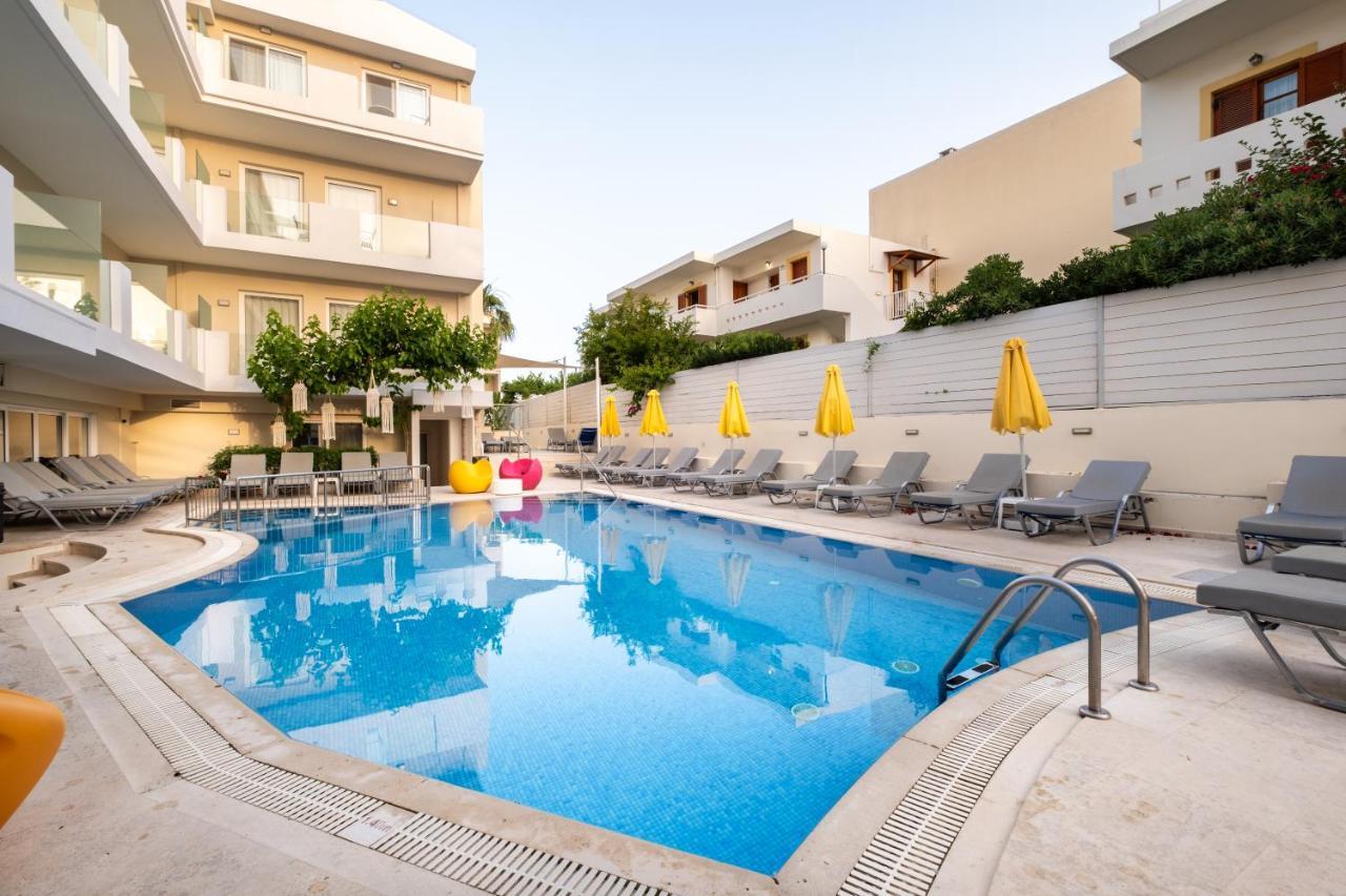 Dimitrios Beach Hotel Adults Friendly 14 Plus Rethymno  ภายนอก รูปภาพ