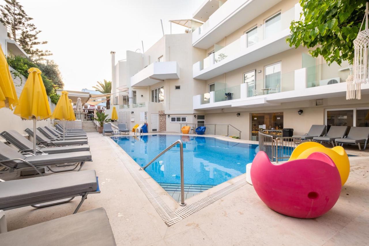 Dimitrios Beach Hotel Adults Friendly 14 Plus Rethymno  ภายนอก รูปภาพ