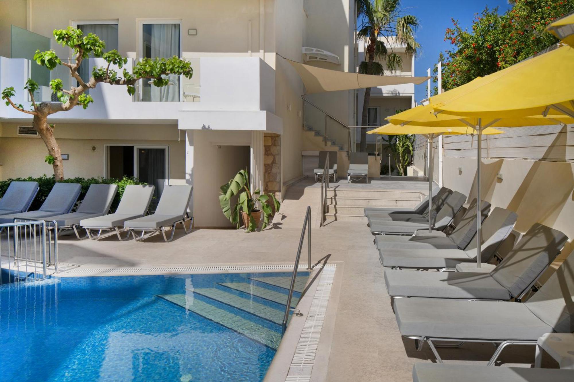 Dimitrios Beach Hotel Adults Friendly 14 Plus Rethymno  ภายนอก รูปภาพ